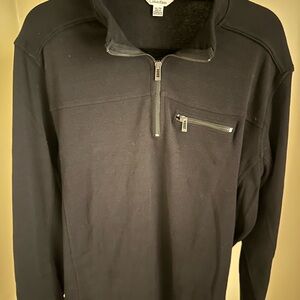Calvin Klein Men's Dark Zip-Up Sweater
